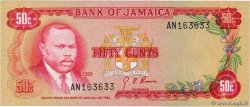 50 Cents JAMAICA  1970 P.53a FDC