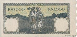 100000 Lei ROMANIA  1945 P.058a q.AU