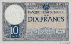 10 Francs MAROCCO  1941 P.17b