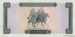 10 Dinars LIBYA  1971 P.37a VF