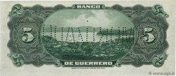 5 Pesos Non émis MEXIQUE  1914 PS.0298c TTB