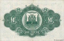 1 Pound GIBRALTAR  1958 P.18a BC+
