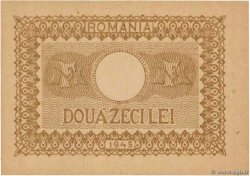 20 Lei ROMANIA  1945 P.076 FDC