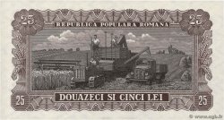 25 Lei ROMANIA  1952 P.089b q.FDC