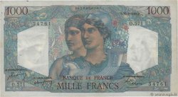 1000 Francs MINERVE ET HERCULE FRANKREICH  1949 F.41.27
