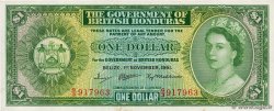 1 Dollar BRITISH HONDURAS  1961 P.28b MBC+