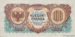 100 Franga ALBANIA  1945 P.17 SC+