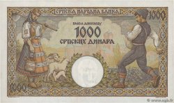 1000 Dinara SERBIEN  1942 P.32a VZ+