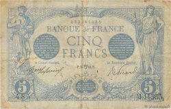5 Francs BLEU FRANCE  1916 F.02.38