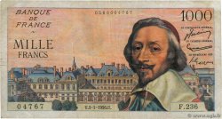 1000 Francs RICHELIEU FRANCE  1956 F.42.18 TB