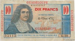 10 Francs Colbert GUADELOUPE  1946 P.32 BC
