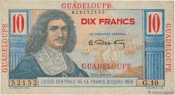 10 Francs Colbert GUADELOUPE  1946 P.32 EBC