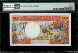 1000 Francs TAHITI  1985 P.27d FDC