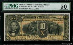 10 Pesos MEXICO  1913 PS.0234e XF+