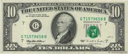 10 Dollars VEREINIGTE STAATEN VON AMERIKA Chicago 1995 P.499 fVZ
