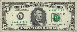5 Dollars UNITED STATES OF AMERICA New York 1995 P.498 VF+