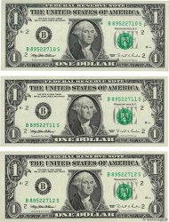 1 Dollar Consécutifs UNITED STATES OF AMERICA New York 1995 P.496a XF+