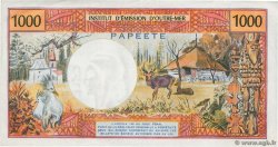 1000 Francs TAHITI  1985 P.27d XF-