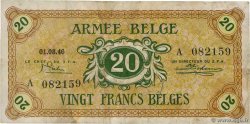 20 Francs BELGIQUE  1946 P.M5a TB