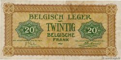 20 Francs BELGIEN  1946 P.M5a S