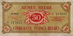 50 Francs BELGIEN  1946 P.M6a