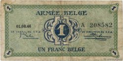 1 Franc BELGIEN  1946 P.M1a