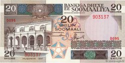 20 Shillings SOMALIE  1987 P.33c