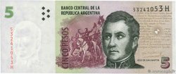 5 Pesos ARGENTINA  2014 P.353b FDC