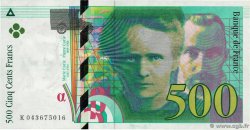 500 Francs PIERRE ET MARIE CURIE FRANCE  2000 F.76.05 TTB+