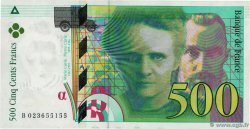 500 Francs PIERRE ET MARIE CURIE  FRANCE  1994 F.76.01