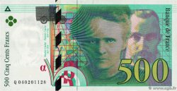 500 Francs PIERRE ET MARIE CURIE FRANCE  1998 F.76.04 TTB