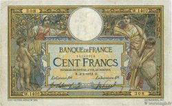 100 Francs LUC OLIVIER MERSON sans LOM FRANCIA  1912 F.23.04 MB