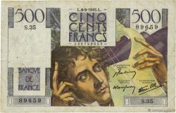 500 Francs CHATEAUBRIAND FRANCE  1945 F.34.02 B+