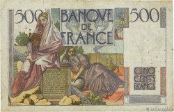 500 Francs CHATEAUBRIAND FRANCE  1945 F.34.02 B+