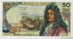 50 Francs RACINE FRANCIA  1973 F.64.23 EBC