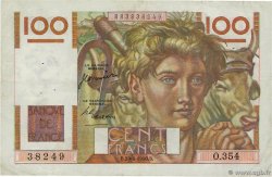 100 Francs JEUNE PAYSAN FRANKREICH  1950 F.28.25