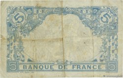 5 Francs BLEU FRANCIA  1913 F.02.20 q.BB