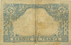 5 Francs BLEU FRANKREICH  1912 F.02.12 SGE
