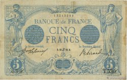 5 Francs BLEU FRANKREICH  1912 F.02.06