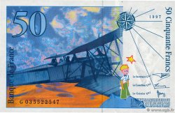 50 Francs SAINT-EXUPÉRY modifié FRANCE  1997 F.73.04 pr.NEUF