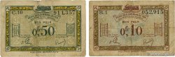 10 et 50 Centimes Lot FRANCE regionalismo e varie  1923 JP.135.02 et 04