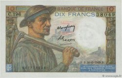 10 Francs MINEUR FRANCE  1949 F.08.22 NEUF