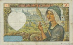 50 Francs JACQUES CŒUR FRANCE  1941 F.19.12 TB+