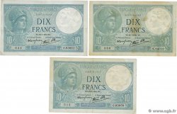 10 Francs MINERVE modifié Lot FRANCE  1941 F.07.28