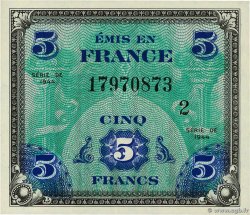 5 Francs DRAPEAU FRANCE  1944 VF.17.02 NEUF