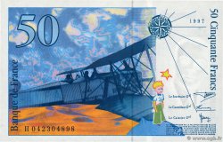 50 Francs SAINT-EXUPÉRY modifié FRANCIA  1997 F.73.04 FDC