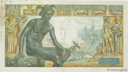 1000 Francs DÉESSE DÉMÉTER FRANKREICH  1942 F.40.03 SS