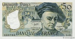 50 Francs QUENTIN DE LA TOUR FRANCE  1983 F.67.09