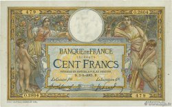 100 Francs LUC OLIVIER MERSON sans LOM FRANCE  1915 F.23.07 TB