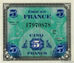 5 Francs DRAPEAU FRANCE 1944 VF.17.02